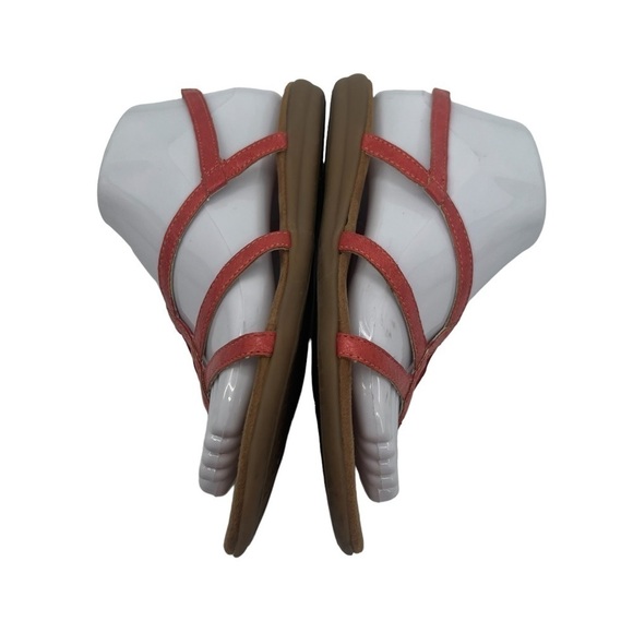 Aerosoles Pink Strappy Slingback Thong Sandals Size 6 1/2 Women’s - Picture 7 of 9